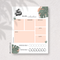 Peach and Green Boho ILY Weekly Notes