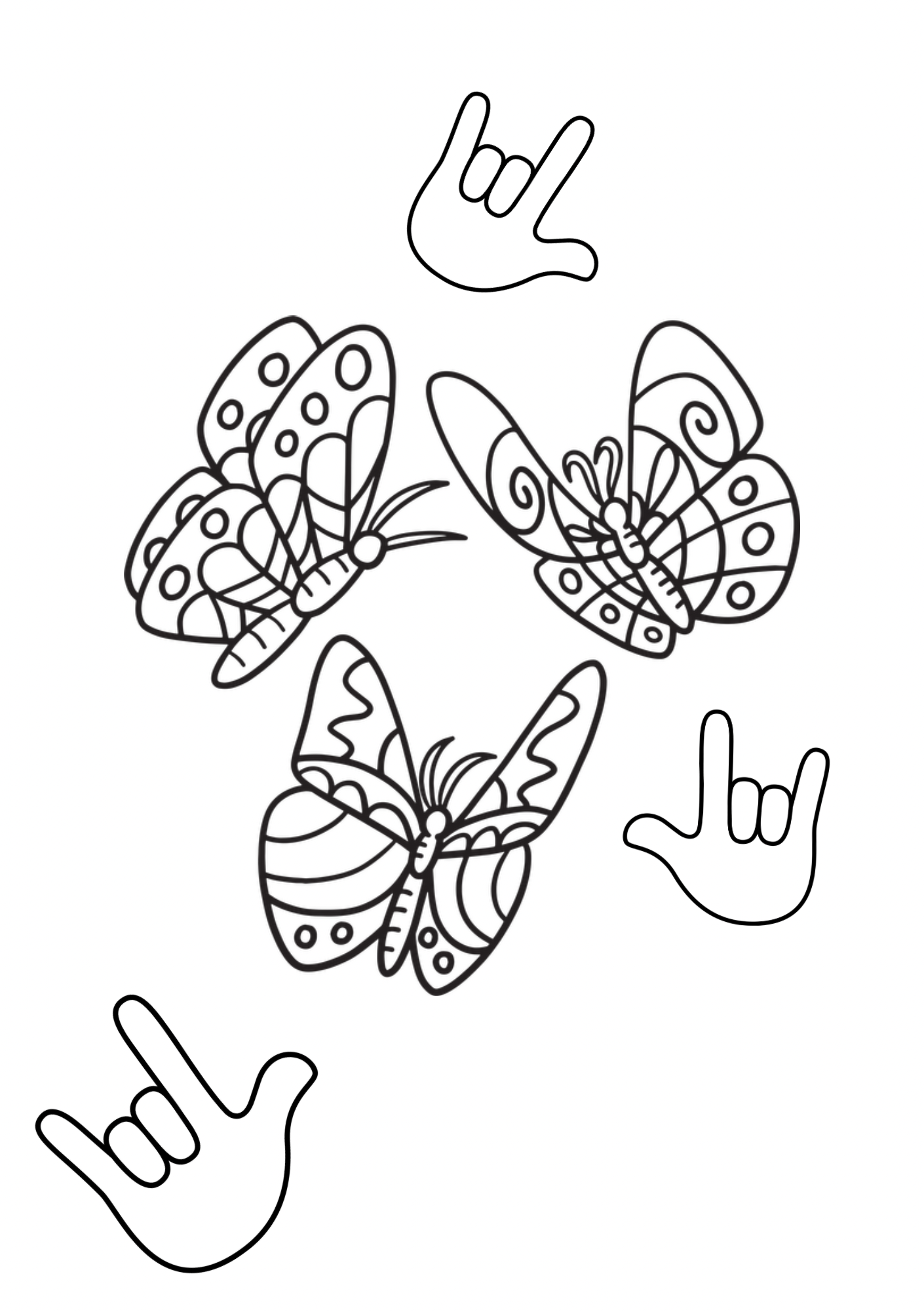 Free Spring Coloring Packet