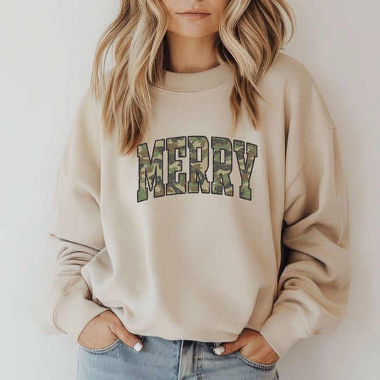 Camo Merry Sweatshirt