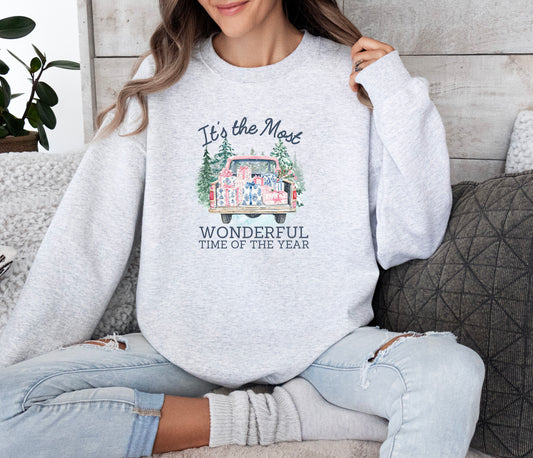 It’s the Most Wonderful Time of the Year Gray Sweatshirt