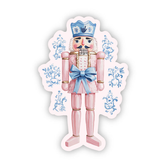 Pink and Blue ILY Nutcracker sticker