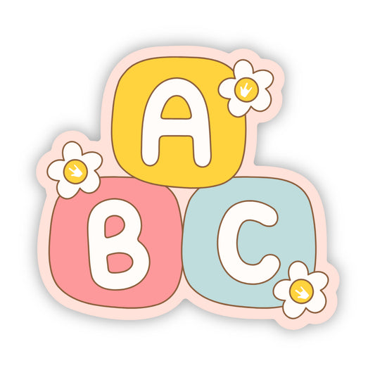 ABC ILY Sticker