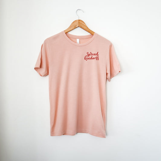 Spread Kindness Peach Tee