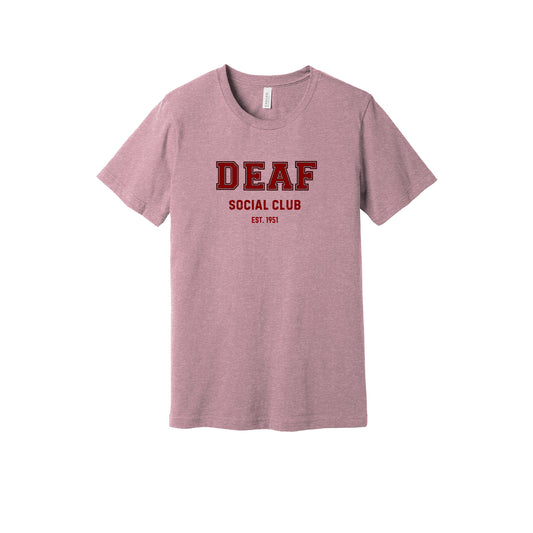 Deaf Social Club Vintage Maroon Tee