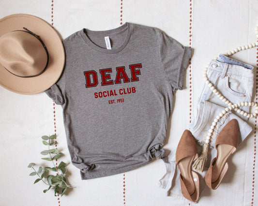 Deaf Social Club Vintage Gray Tee