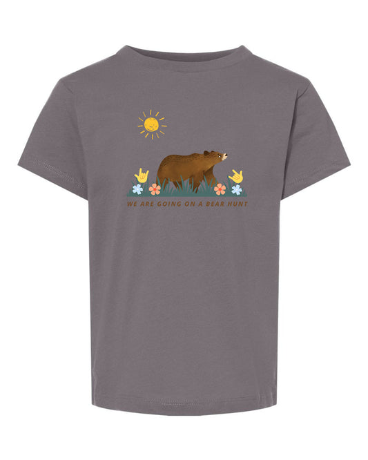 Going on a Bear Hunt Gray Toddler and Youth Tees