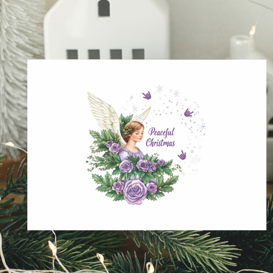 Peaceful Christmas Greeting  Card