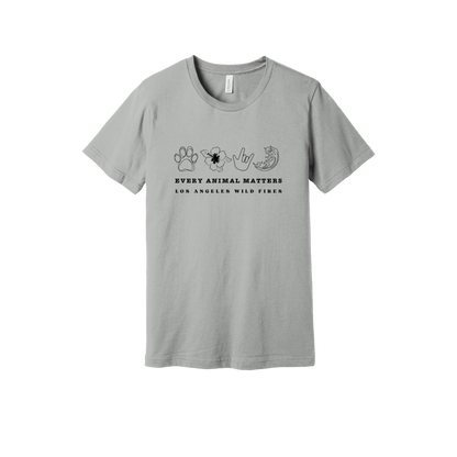 Every Animal Matters  Gray  Tee