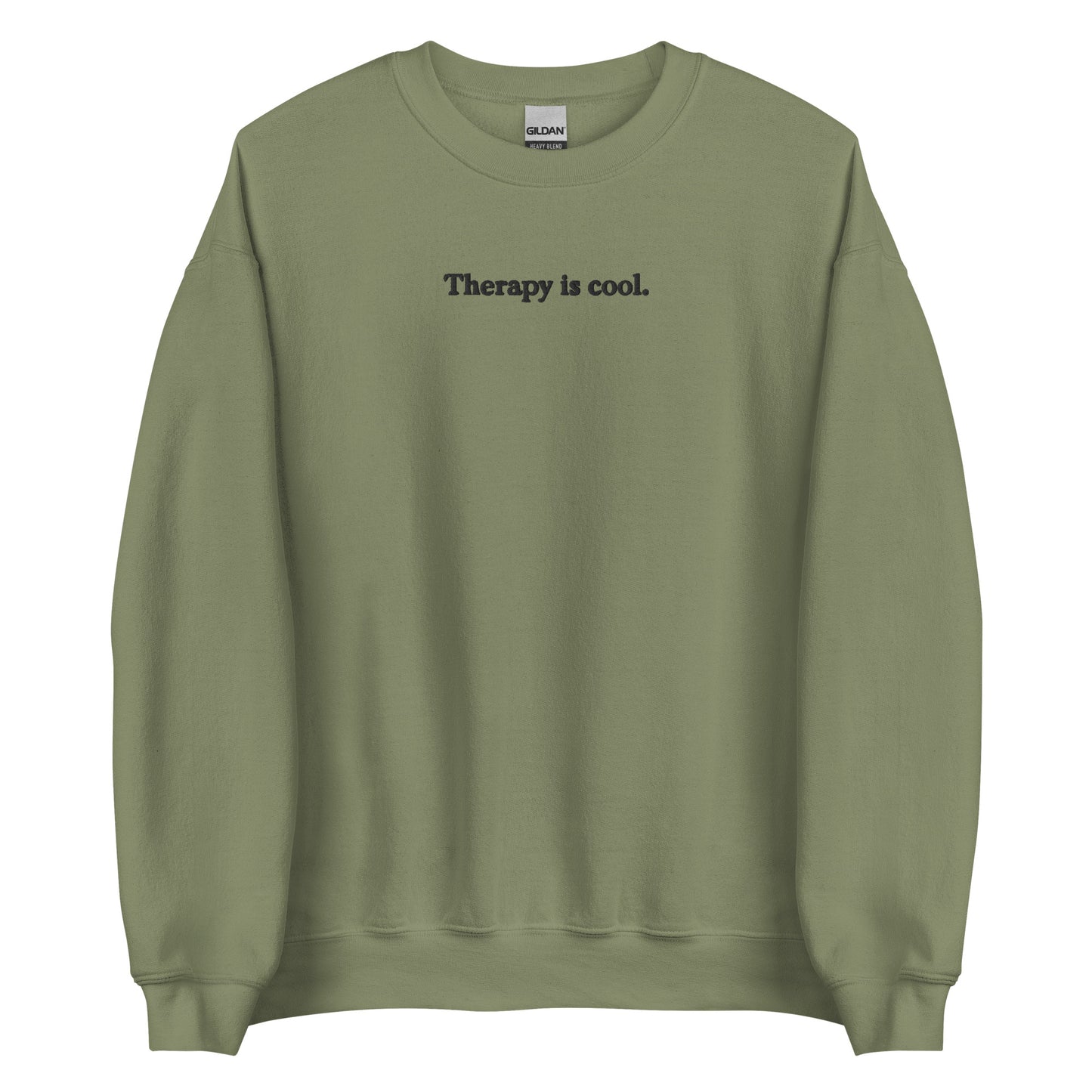 Therapy is Cool Embroidery  Unisex Sweatshirt