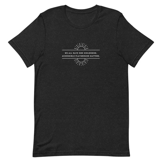 Accessible Playground Advocacy Unisex t-shirt
