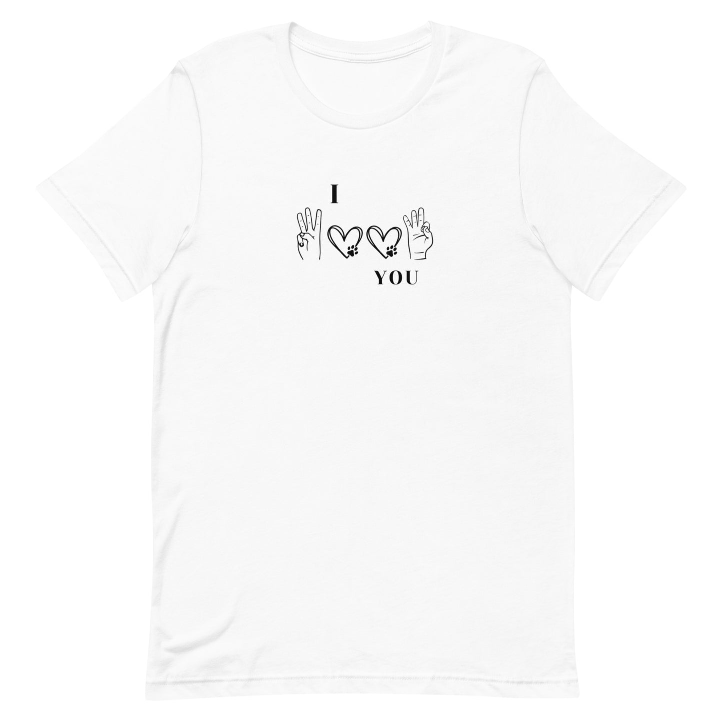 I Woof  You Unisex tee (Colors Avail.)